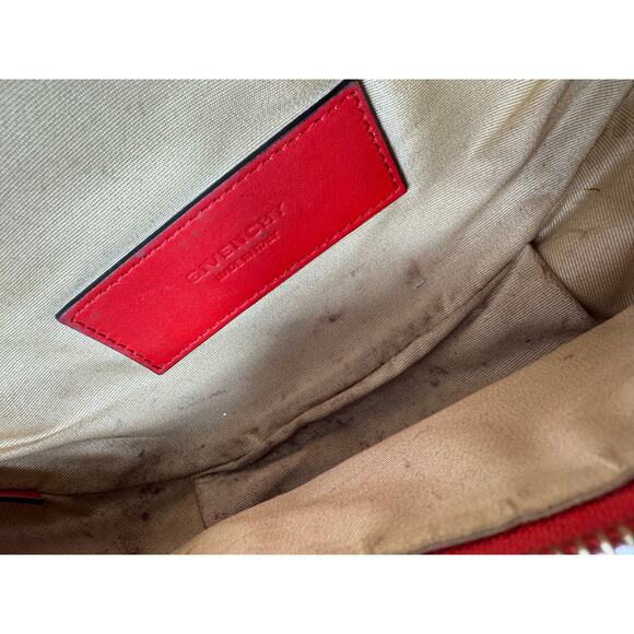 Givenchy Red Whip Belt Bag Leather Small - Picture 11 of 14